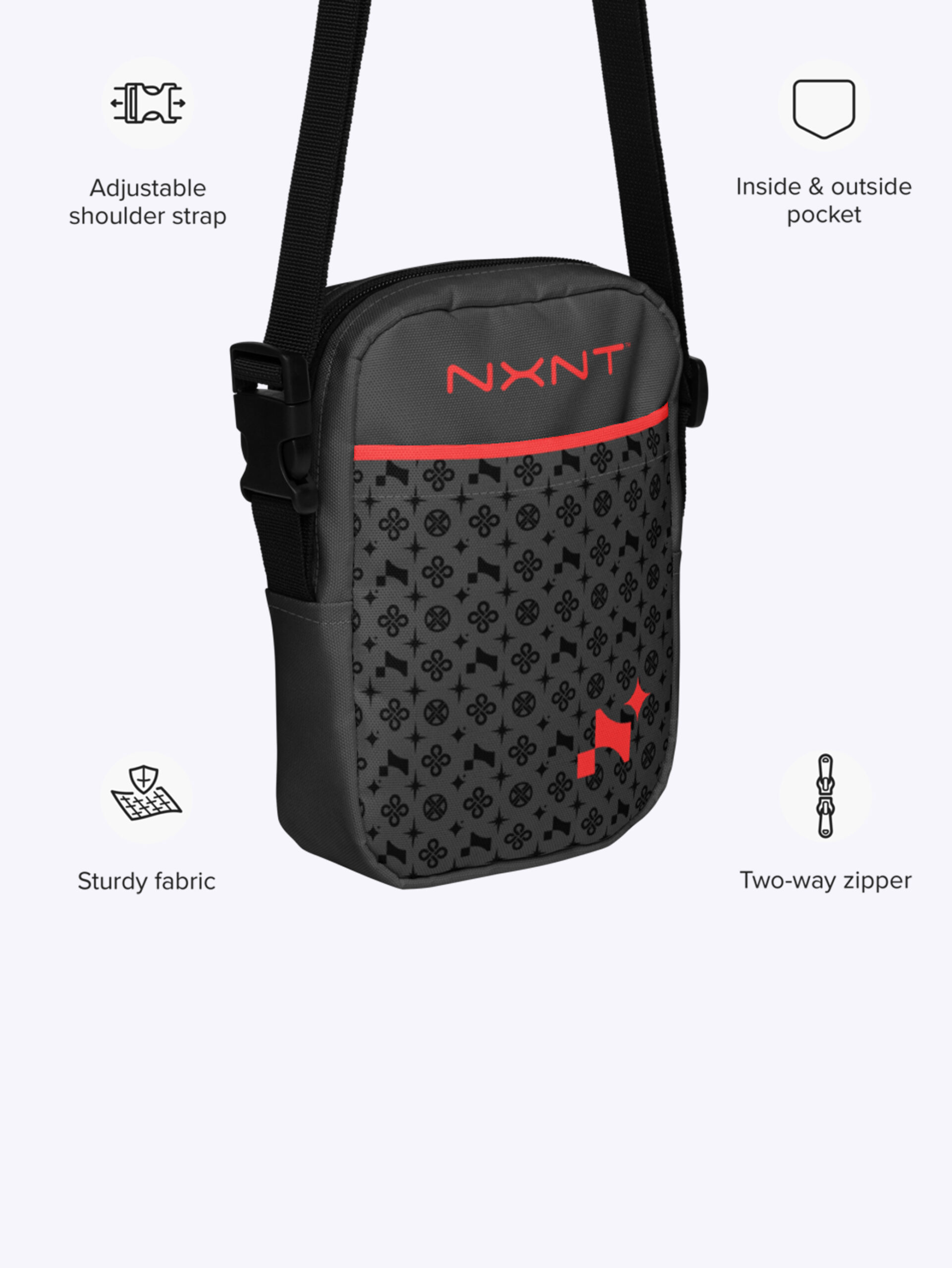 Crossbody Bag Polaris - Red - Image 8