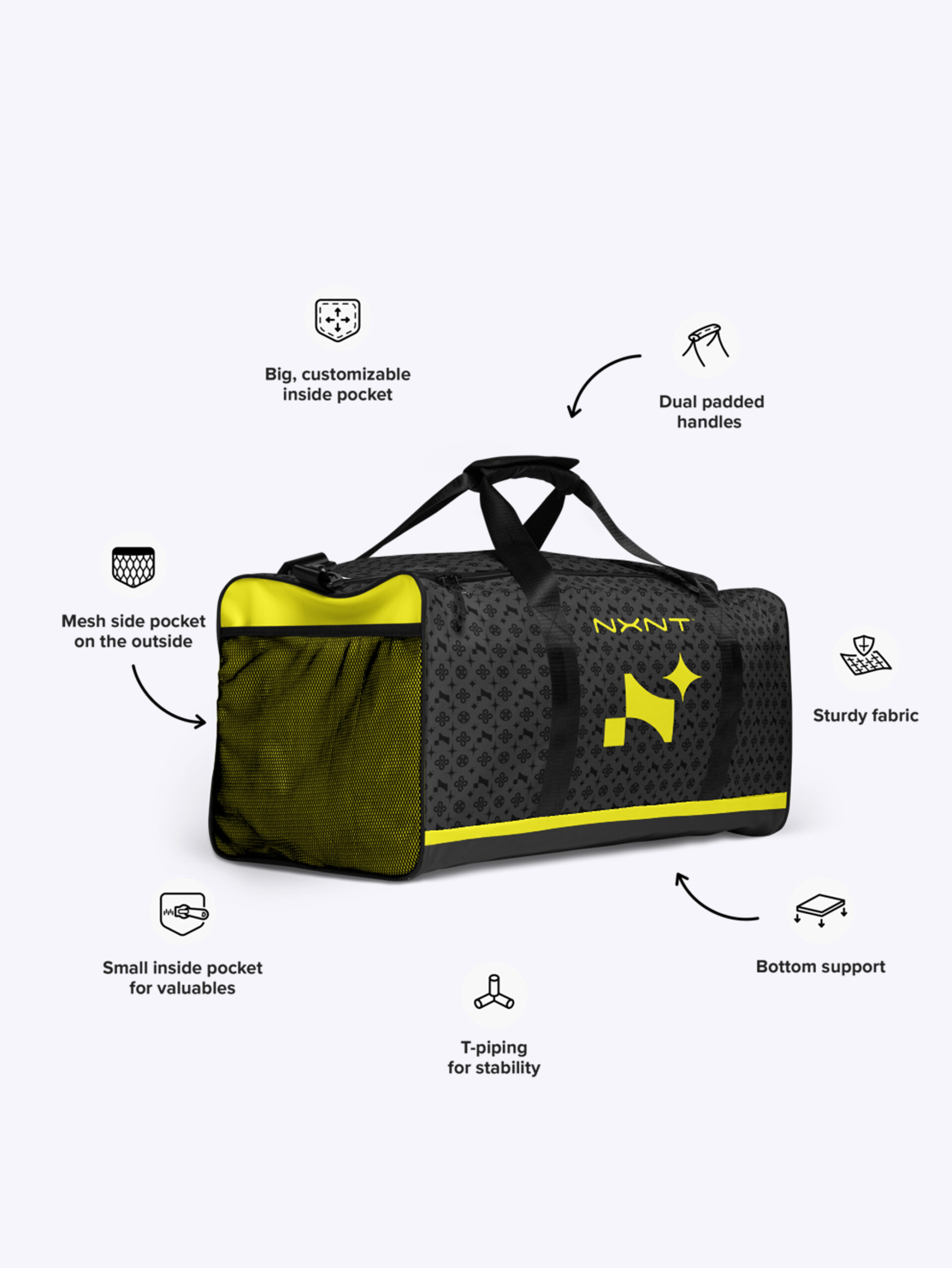 Duffle Bag Polaris - Yellow - Image 3